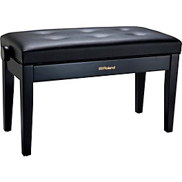 Open Box Roland RPB-D300BK Duet Piano Bench With Cushioned Seat Level 1 Satin Black
