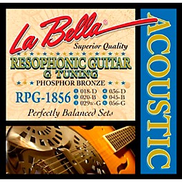La Bella RPG G Tuning Phosphor Bronze Resophonic Guitar Strings