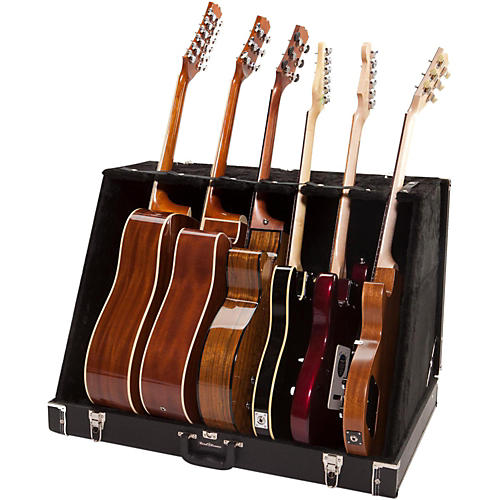 Road Runner Rrgs6 6 Guitar Stand Case, Diy Guitar Case Storage Rack