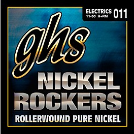 GHS R+RXL Nickel Rockers Pure Nickle Rollerwound Medium Electric Guitar Strings