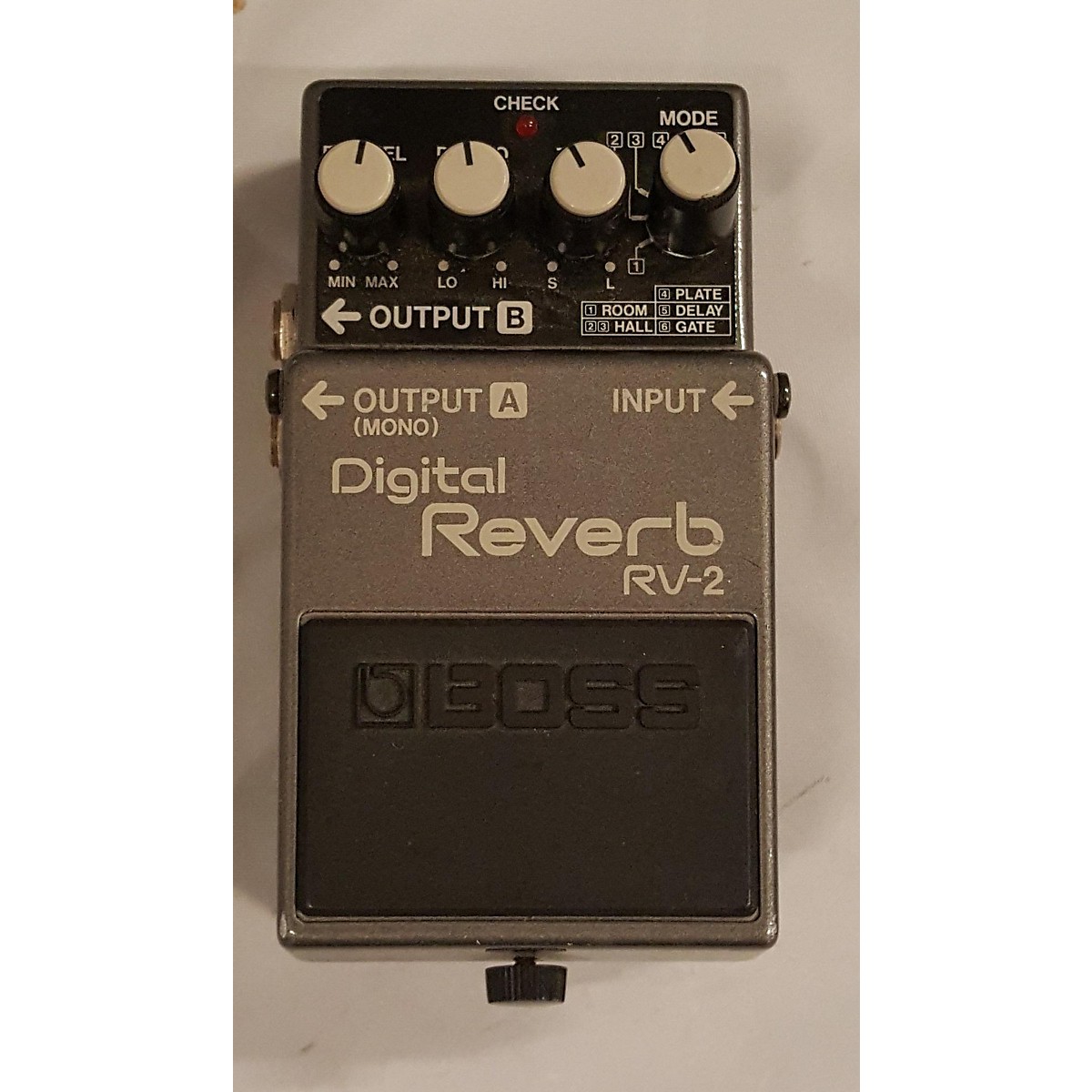 Used Boss RV2 Digital Reverb Effect Pedal Guitar Center