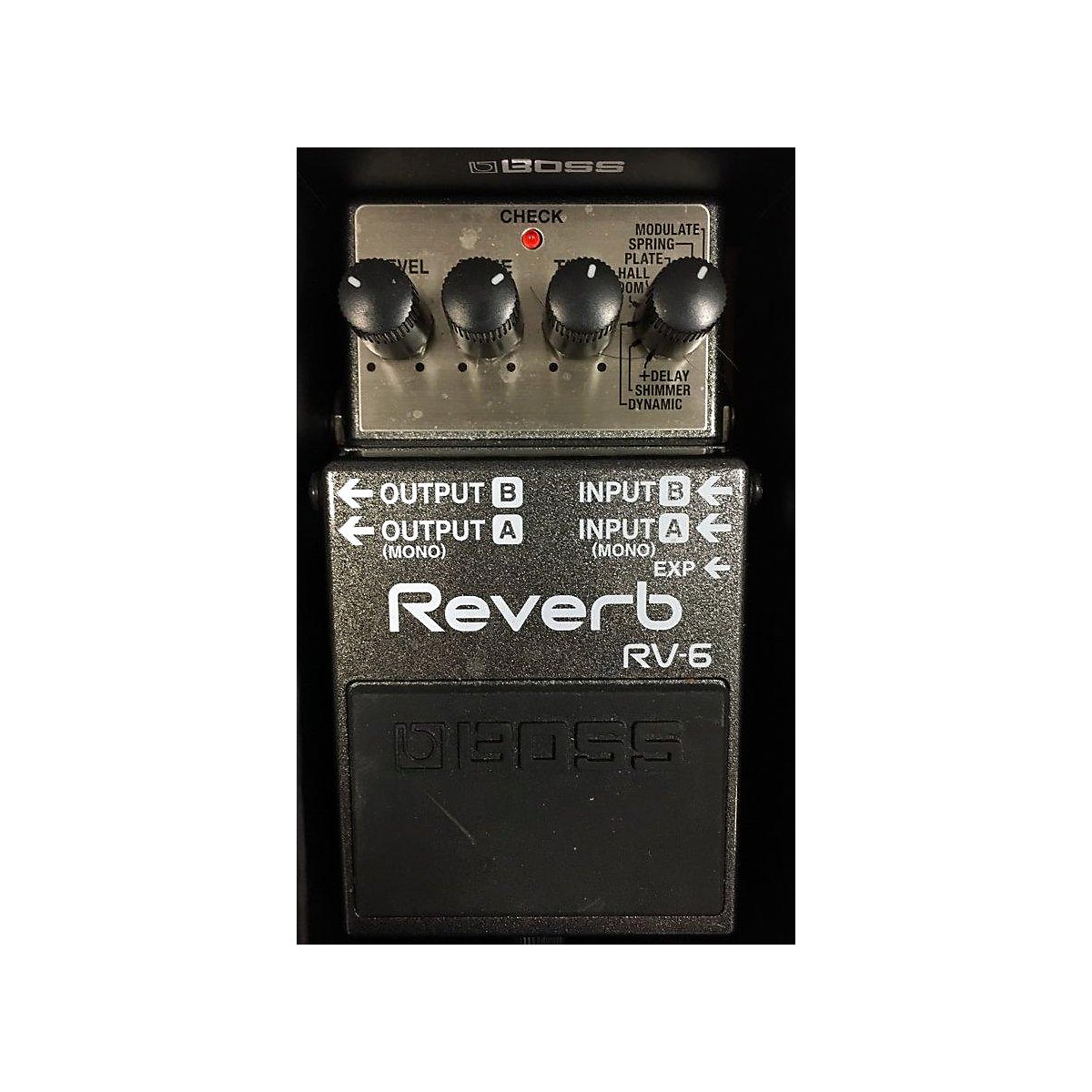 Used Boss Rv6 Digital Reverb Effect Pedal 