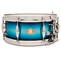 Slingerland Radio King Solid Maple Snare Drum - 14 x 5.5 in. Blue & Silver Lacquer