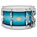 Slingerland Radio King Solid Maple Snare Drum - 14 x 7 in. Blue & Silver Lacquer