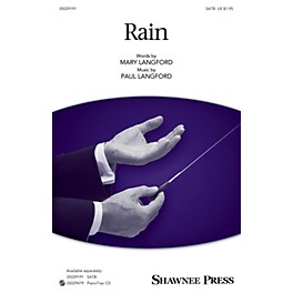 Shawnee Press Rain SATB composed by Paul Langford