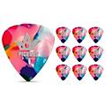 Pick Boy Raindrop Multi-Color Cellulose Guitar Picks .75 mm 10 Pack