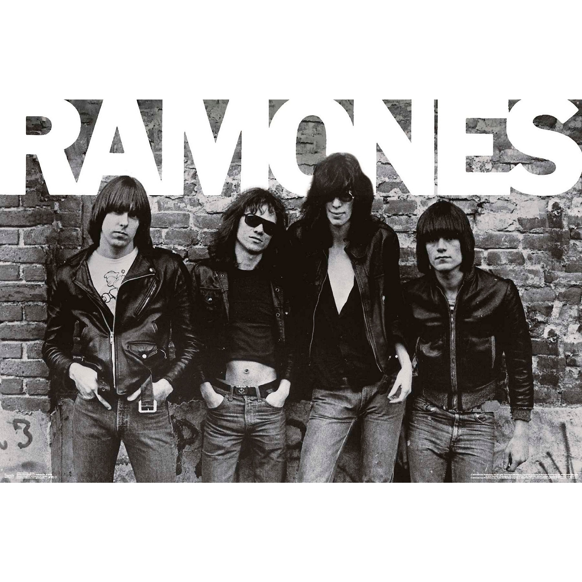 Trends International Ramones Group Poster Rolled Unframed | Guitar Center