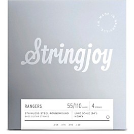 Stringjoy Rangers 4 String Long Scale Stainless Steel Bass Guitar Strings