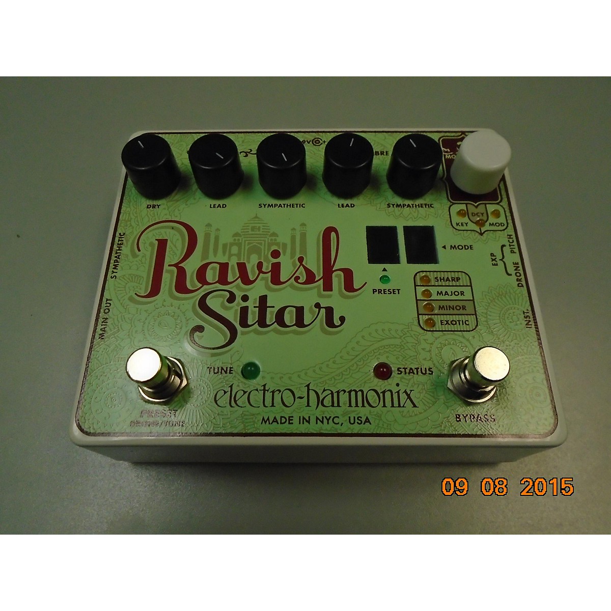 Used ElectroHarmonix Ravish Sitar Effect Pedal Guitar Center