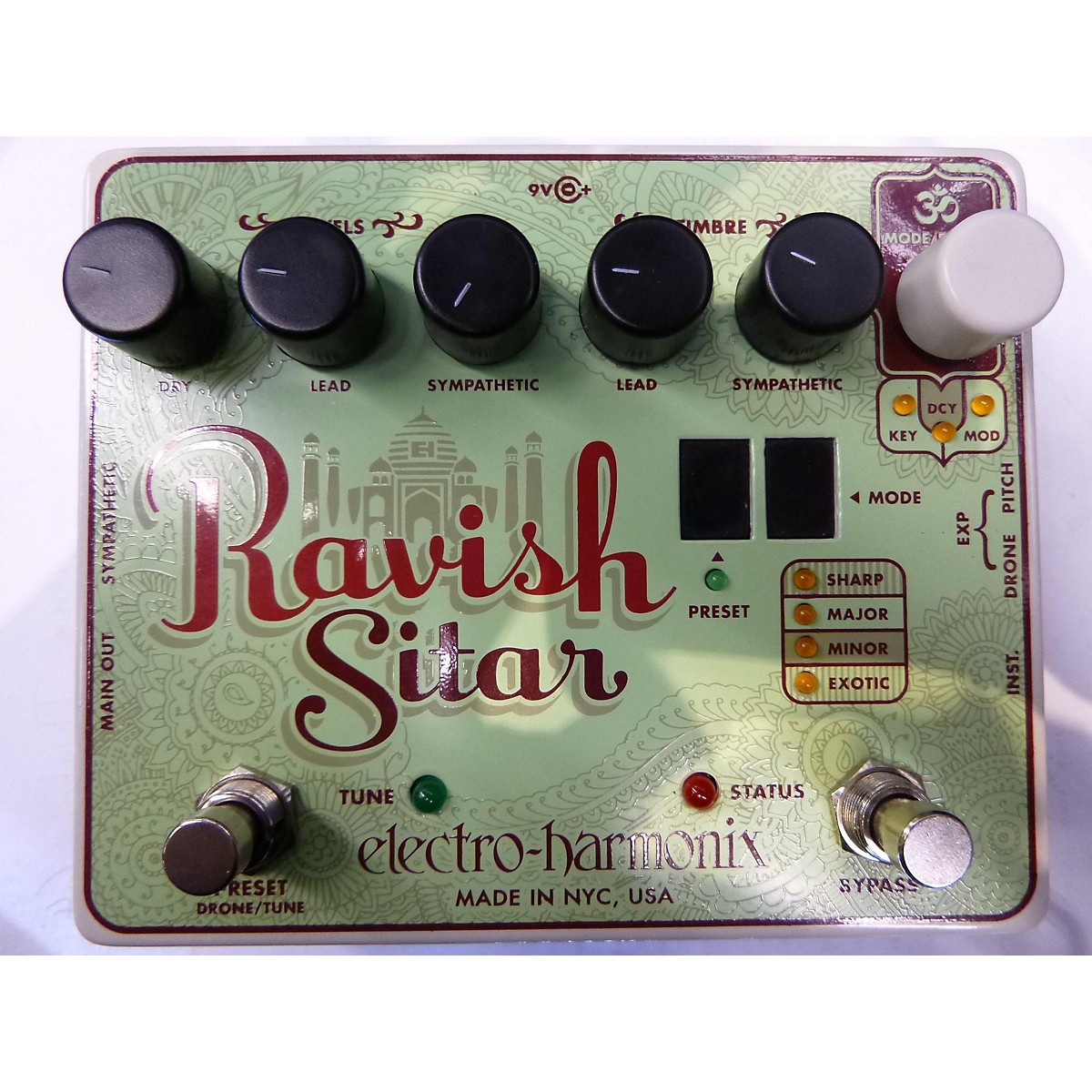 Used ElectroHarmonix Ravish Sitar Effect Pedal Guitar Center