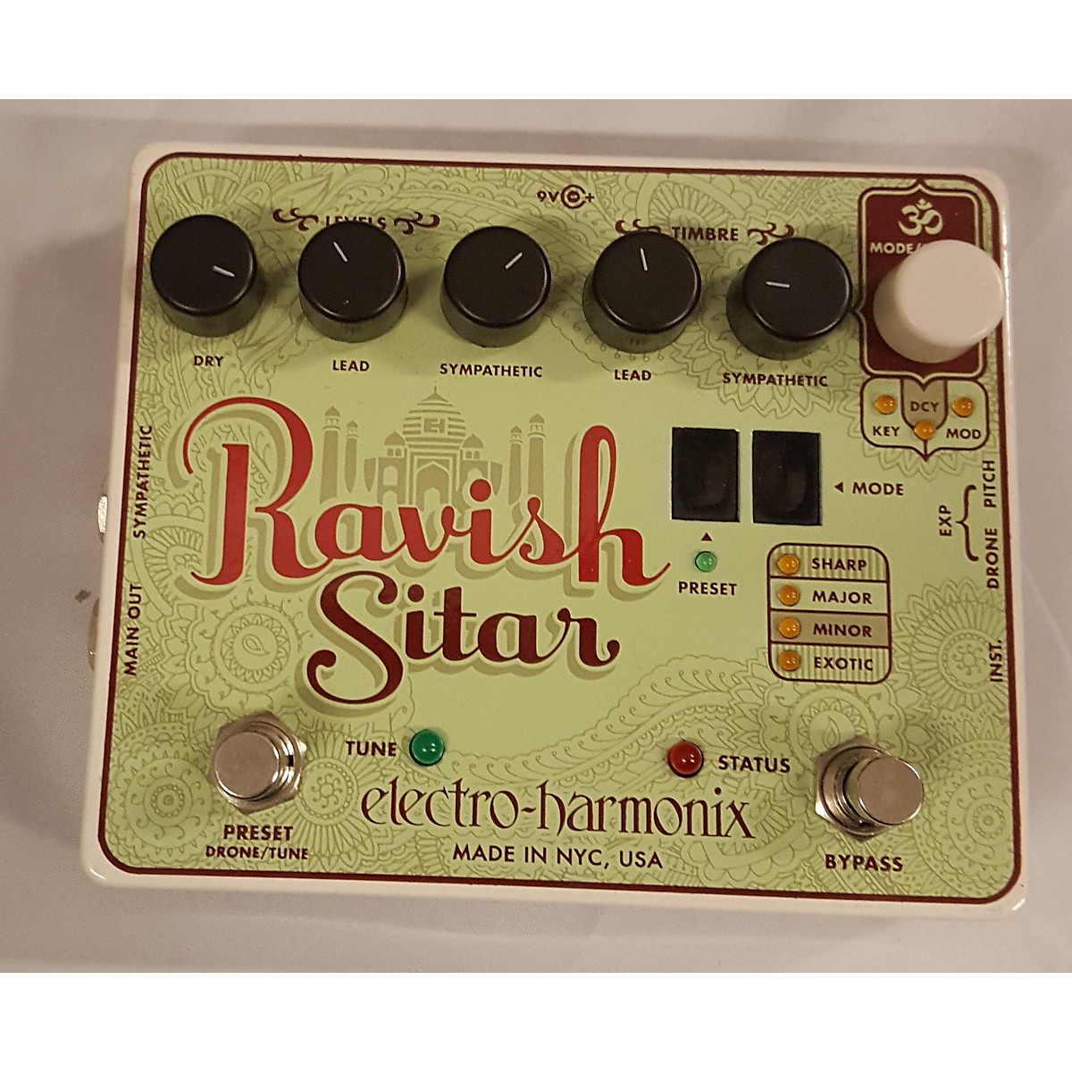 Used ElectroHarmonix Ravish Sitar Effect Pedal Guitar Center