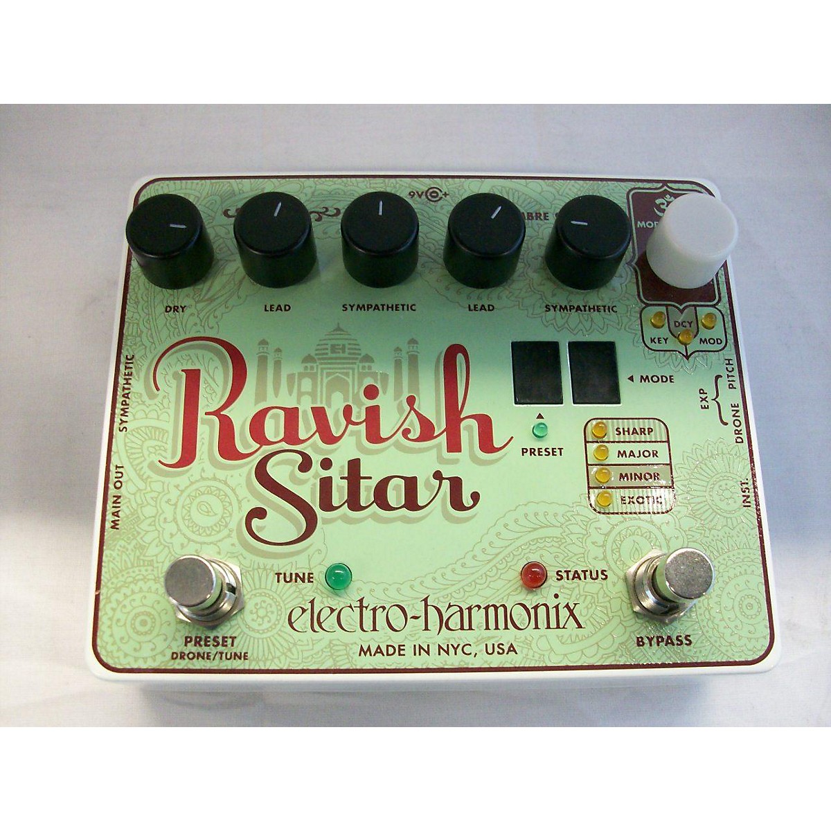 Used ElectroHarmonix Ravish Sitar Effect Pedal Guitar Center