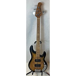 Used Sterling by Music Man Ray34HH Spalted Maple Electric Bass Guitar