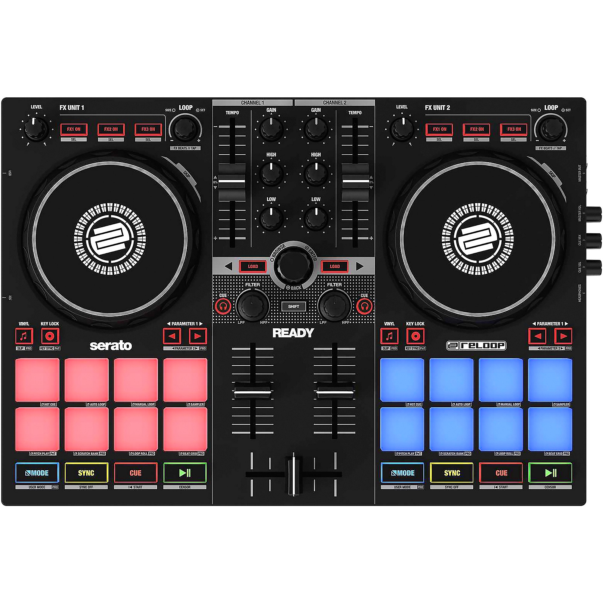 Reloop Ready Portable Performance DJ Controller for Serato Guitar Center