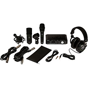 Mackie Recording Bundle with Onyx Producer Interface, EM89D Dynamic Mic, EM91C Condenser Mic and MC-100 Headphones  