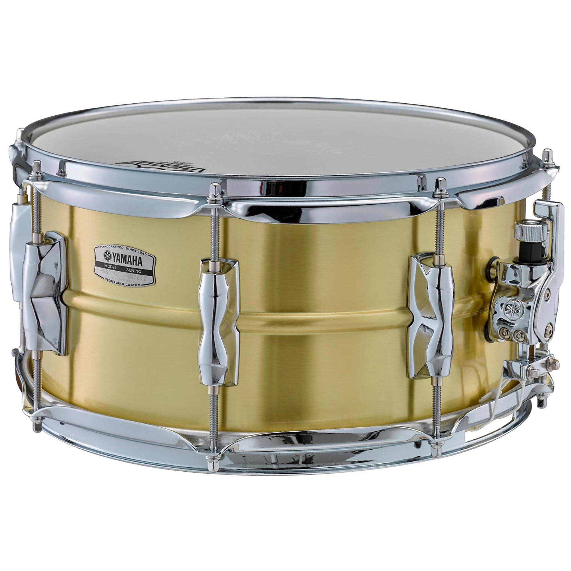 Yamaha Recording Custom Brass Snare Drum 13 x 6.5 in. Guitar Center