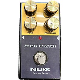 Used NUX Reissue Series Plexi Crunch Distortion Effects Pedal Black Effect Pedal