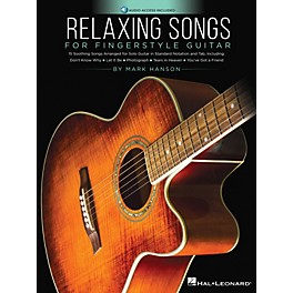 Hal Leonard Relaxing Songs for Fingerstyle Guitar - Guitar Solo TAB Songbook (Book/Audio Online)