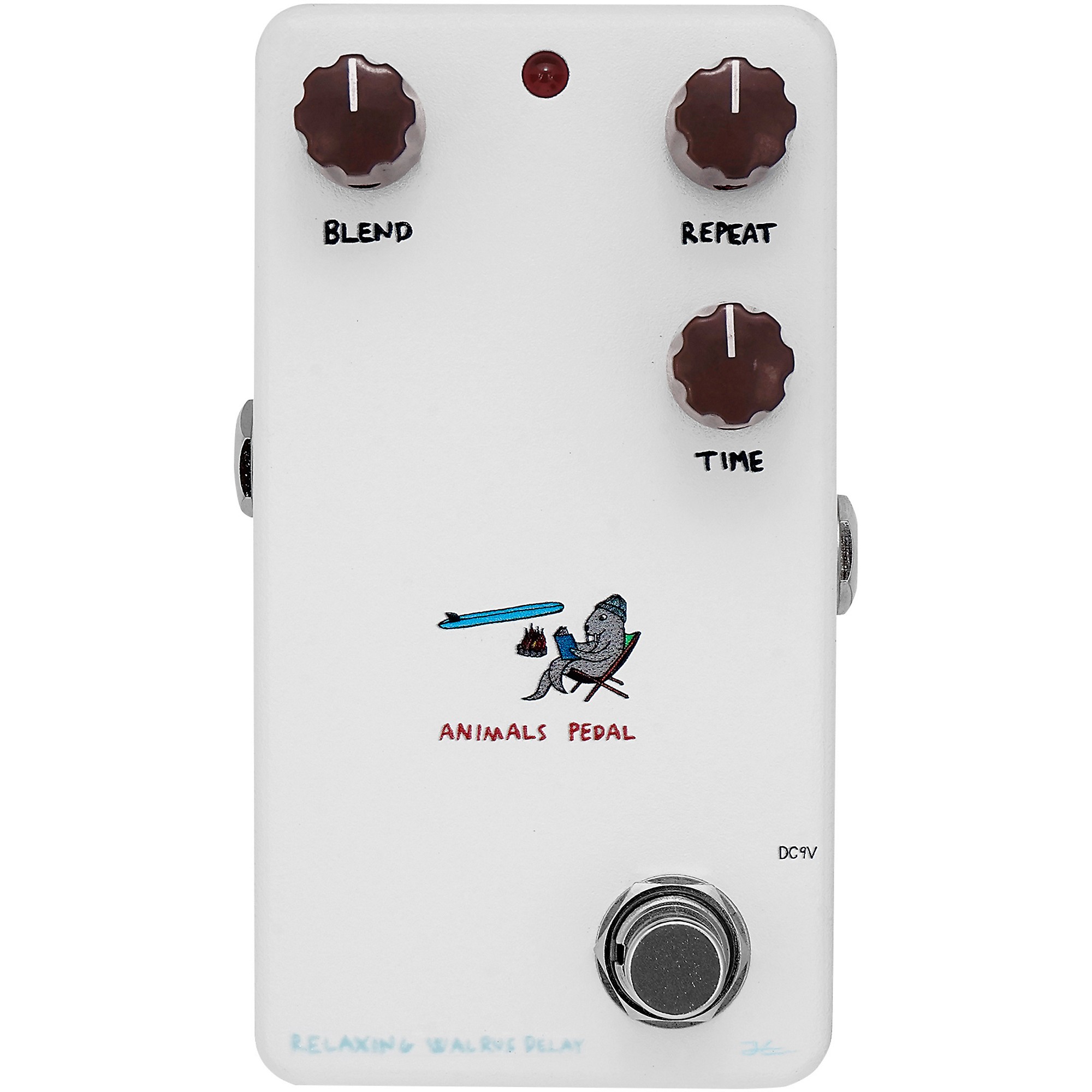 Animals Pedal Relaxing Walrus Delay V2 Effects Pedal White | Guitar Center