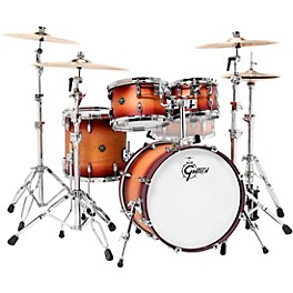 Gretsch Drums Renown 4-Piece Shell Pack With 20" Bass Drum Satin Tobacco Burst