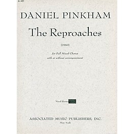 Associated Reproaches (1960) (SATB) SATB composed by Daniel Pinkham