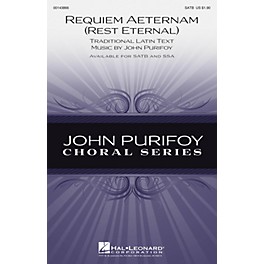 Hal Leonard Requiem Aeternam (Rest Eternal) SATB composed by John Purifoy