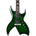 B.C. Rich Rich "B" Legacy with Tone Pros Electric Guitar Transparent Green