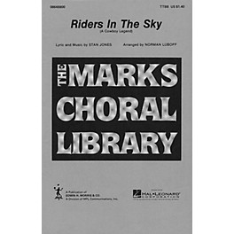 Hal Leonard Riders in the Sky TTBB arranged by Norman Luboff