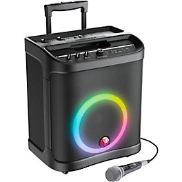 Open Box Harbinger RoadTrip 100 Mobile Sound System With Lights, Microphone & Battery Power