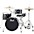 Pearl Roadshow 4-Piece Jazz Drum Set Jet Black