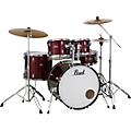 Pearl Roadshow 5-Piece Drum Set With Hardware and Zildjian Planet Z Cymbals Red Wine