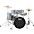 Pearl Roadshow 5-Piece Fusion Drum Set Charcoal Metallic
