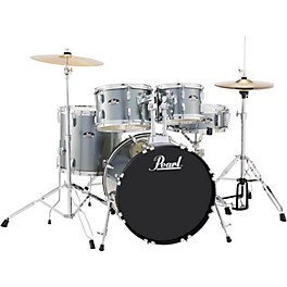 Open Box Pearl Roadshow 5-Piece Fusion Drum Set Level 1 Charcoal Metallic