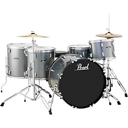 Pearl Roadshow 5-Piece Rock Drum Set Charcoal Metallic