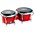 Gon Bops Roberto Quintero Signature Bongos 7 and 8.5 in. Red Sparkle