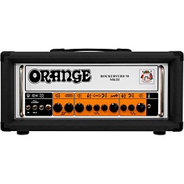 Open Box Orange Amplifiers Rockerverb 50 MKIII 50W Tube Guitar Amp Head Level 1 Black