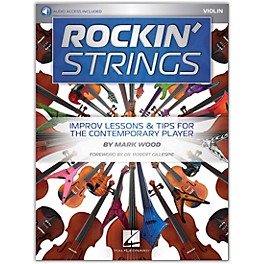 Hal Leonard Rockin' Strings: Violin Improv Lessons & Tips for the Contemporary Player Book/Audio Online