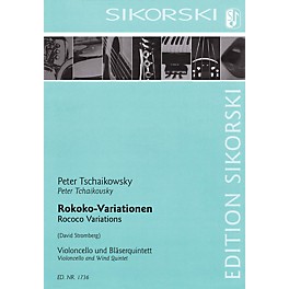 Sikorski Rococo Variations Ensemble Series Composed by Pyotr Il'yich Tchaikovsky Arranged by David Stromberg