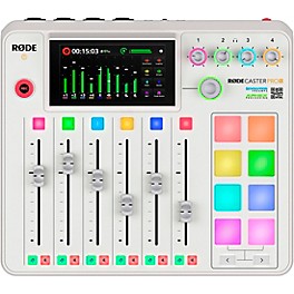 RODE RodeCaster Pro II Podcast Production Console - White