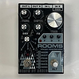 Used Death By Audio Rooms Stereo Reverb Effect Pedal