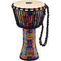 MEINL Rope Tuned Djembe with Synthetic Shell and Goat Skin Head 8 in.Kenyan Quilt