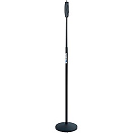 Open Box Quik-Lok Round Base Straight Mic Stand with One Handed Clutch Level 1