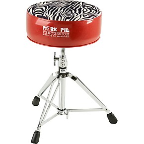 Pork Pie Round Drum Throne Solid Black Guitar Center