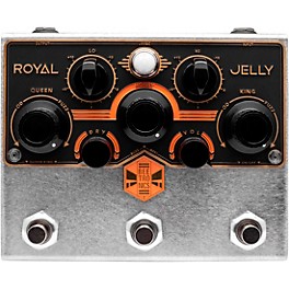 Open Box Beetronics FX Royal Jelly Royal Series Overdrive Fuzz Effects Pedal