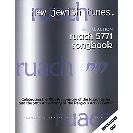 Transcontinental Music Ruach 5771: New Jewish Tunes - Social Action Transcontinental Music Folios Series Softcover with CD