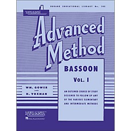 Hal Leonard Rubank Advanced Method for Bassoon Volume 1