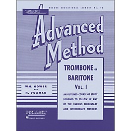 Hal Leonard Rubank Advanced Method for Trombone Or Baritone Volume 1
