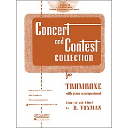 Hal Leonard Rubank Concert And Contest For Trombone - Accompaniment CD