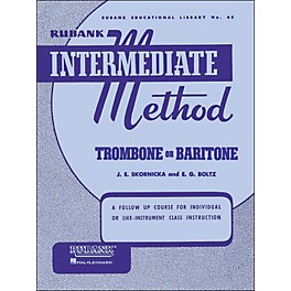 Hal Leonard Rubank Intermediate Method Trombone Baritone