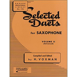 Hal Leonard Rubank Selected Duets for Saxophone Vol 2 Advanced